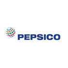 Image of the word PEPSICO in blue. 