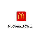 Image of an elongated yellow 'M' on a red panel. At the bottom it says 'McDonald's Chile'